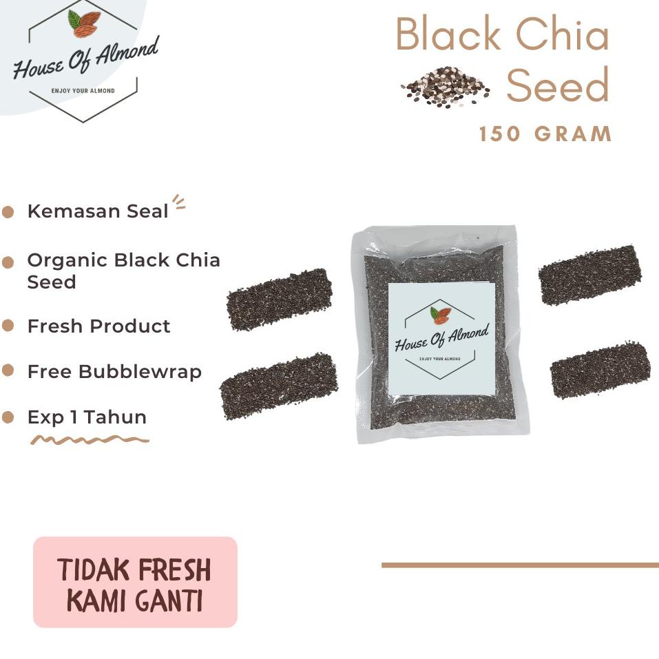

Big Sale ` Black Chia seeds organic 150gram ★