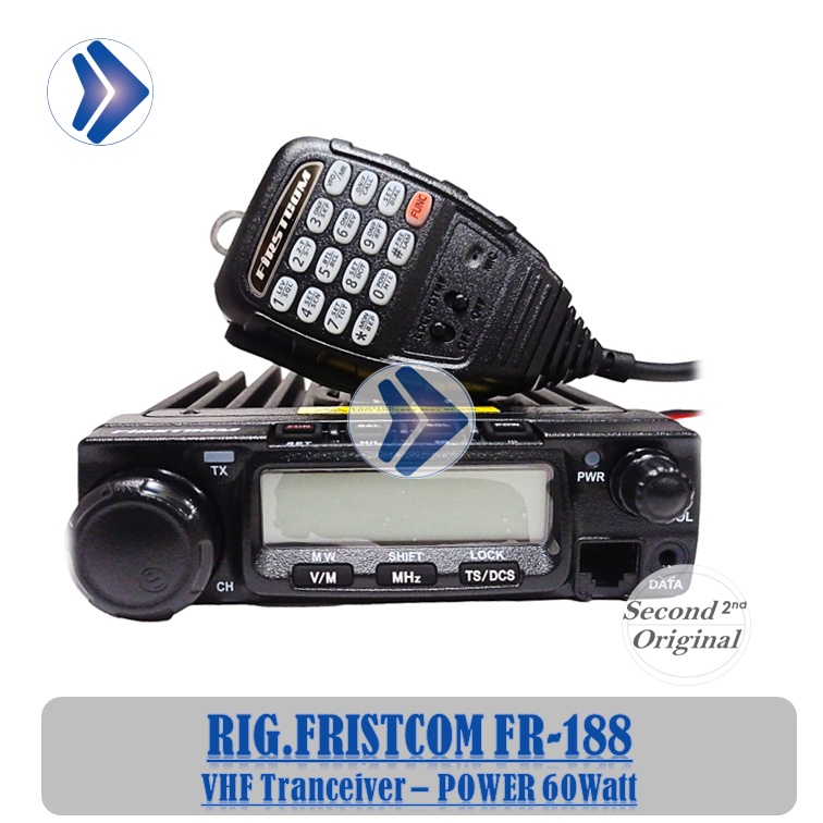 RIG FIRSTCOM FR-188 VHF 60 W 200 CHANNELS 3 COLOR LCD DISPLAY