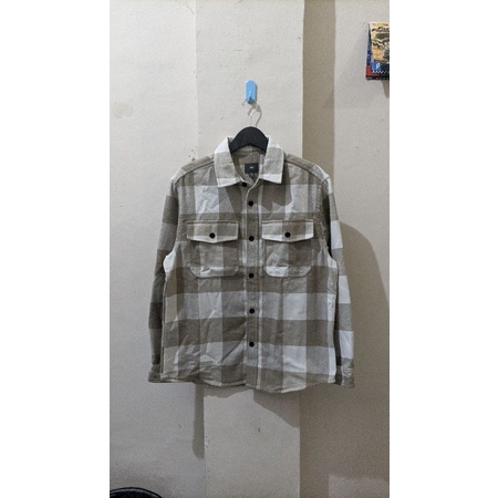 H&M Twill Overshirt Flannel Jacket