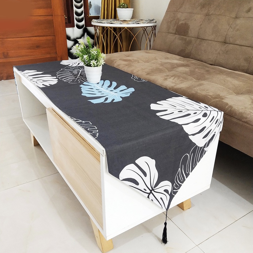 [✅COD] Taplak Meja 120x40cm Table Runner Runners Perlengkapan Home Decor Dekorasi Dekor Ruang Tamu Rumah Tangga Minimalis Modern Mewah Sederhana Nuansa Aaesthetic Aestetik Estetik Estetic Easthetic Kekinian Murah