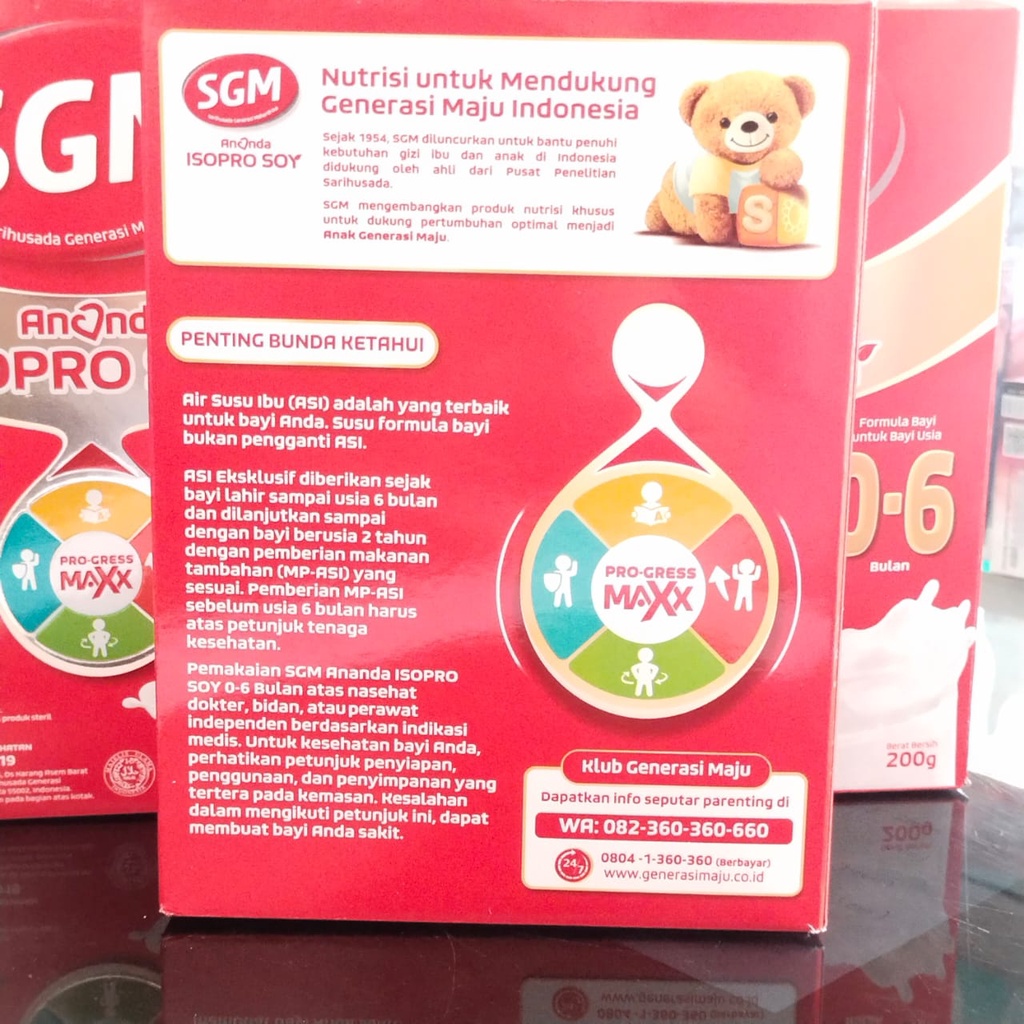 SGM SOYA 0-6 BULAN 200 GR sgm isopro soy isopro soya