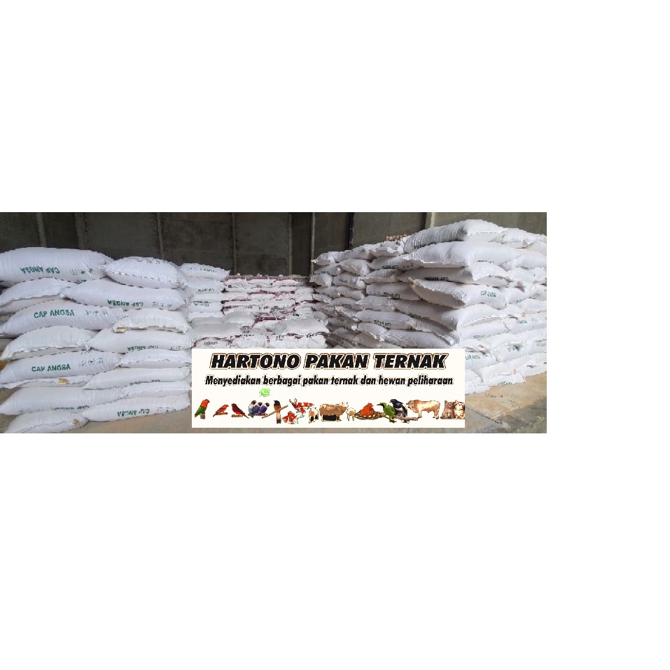 Polar POLLARD Gandum cap ANGSA repack 1 kg POLAR GANDUM CAP ANGSA