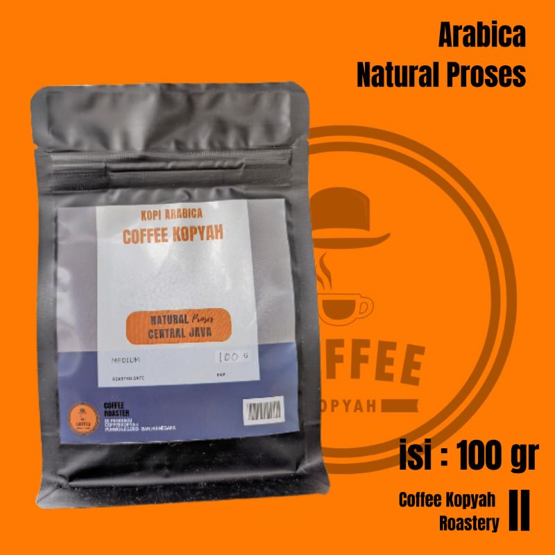 

Coffee Kopyah, kopi Arabica Natural 100 gr