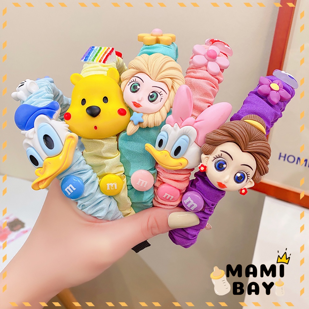 OKEYI Bando anak perempuan motif desain lucu korea