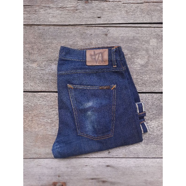 nudie jeans selvedge lean dean selvage 12,5oz size 34 second preloved