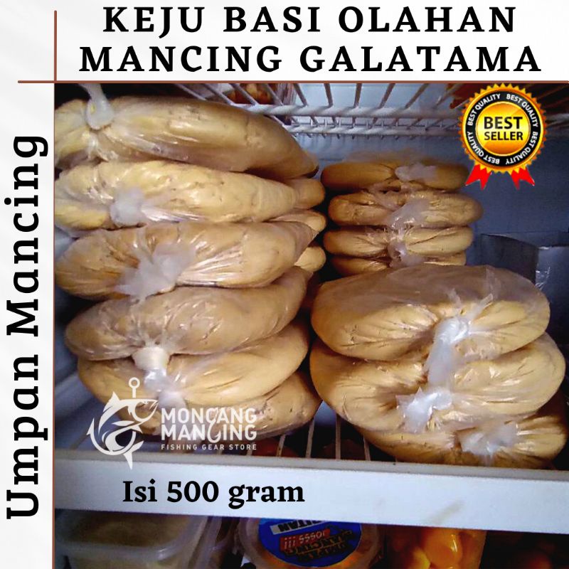 UMPAN PANCING KEJU BASI GILING OLAHAN 500 GRAM UNTUK MANCING GALATAMA LELE