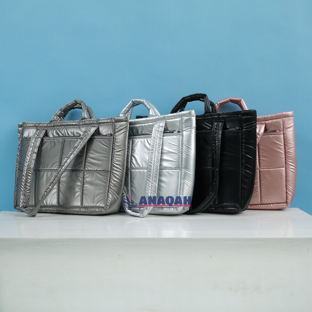 Tas Wanita Totebag Tas Laptop Wanita Handbag Puffy Bag