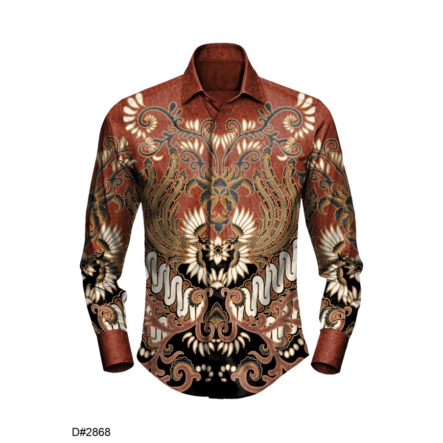 Kain Batik Tulis / Semi Tulis Batik / Pola Baju Batik - 2868