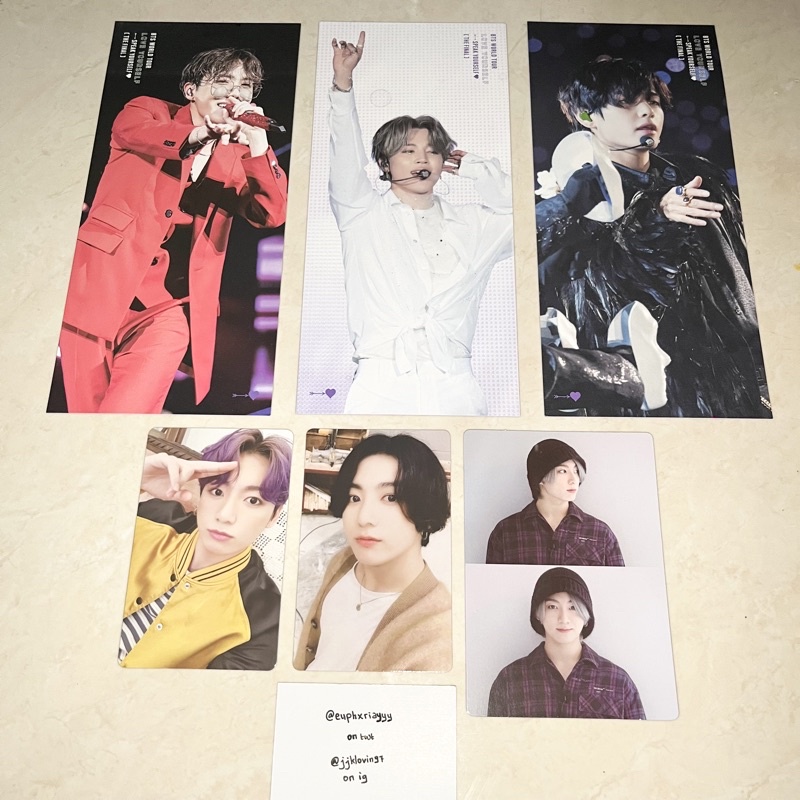 [BOOKED] PC DECO KIT, SYS THE FINAL, MERCH BOX 3 JUNGKOOK & BOOKMARK SYS THE FINAL J-HOPE, JIMIN, V 