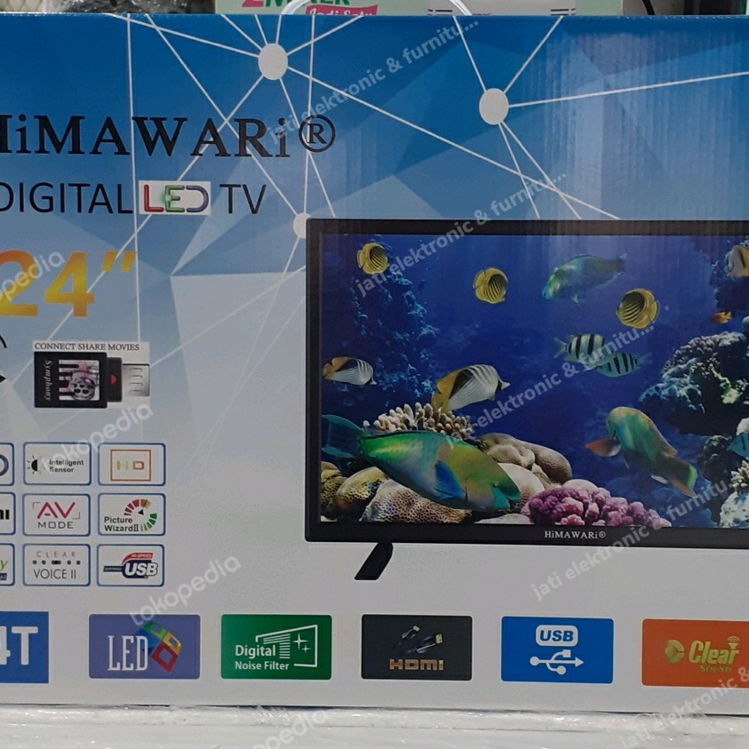 HIMAWARI LED TV 24 INCH DIGITAL NEWW!