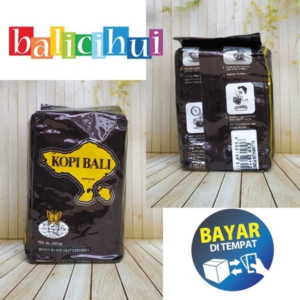 BALICIHUI Kopi Bubuk Bali Cap Kupu Kupu Bola Dunia Aluminium Robusta 500 Gram