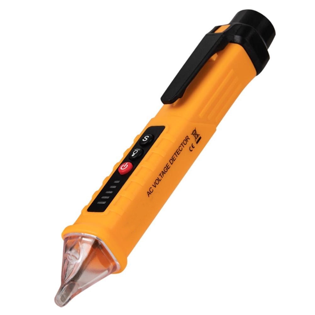 Tester Pen Non Contact AC Voltage Alert Detector 12V-1000V - VC1010 - Yellow