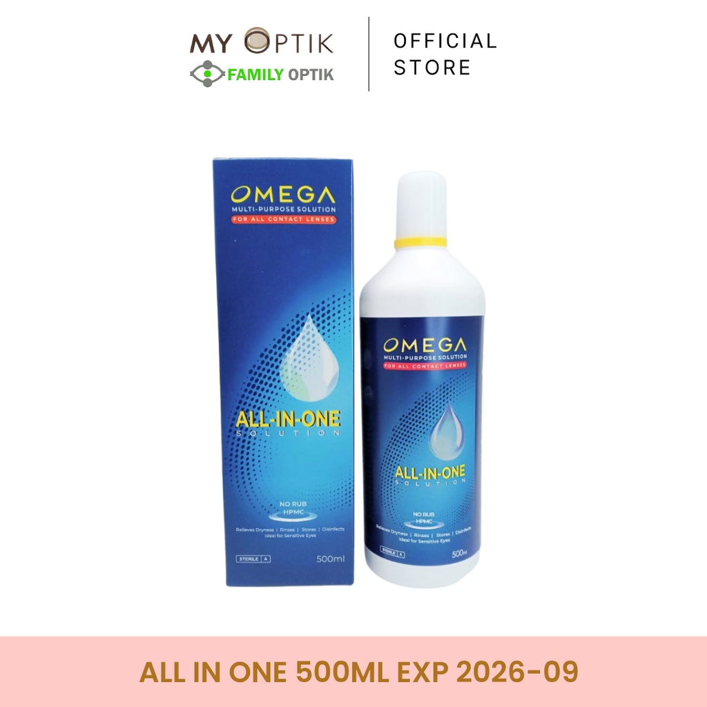 Omega All In One 500ml solution air softlens