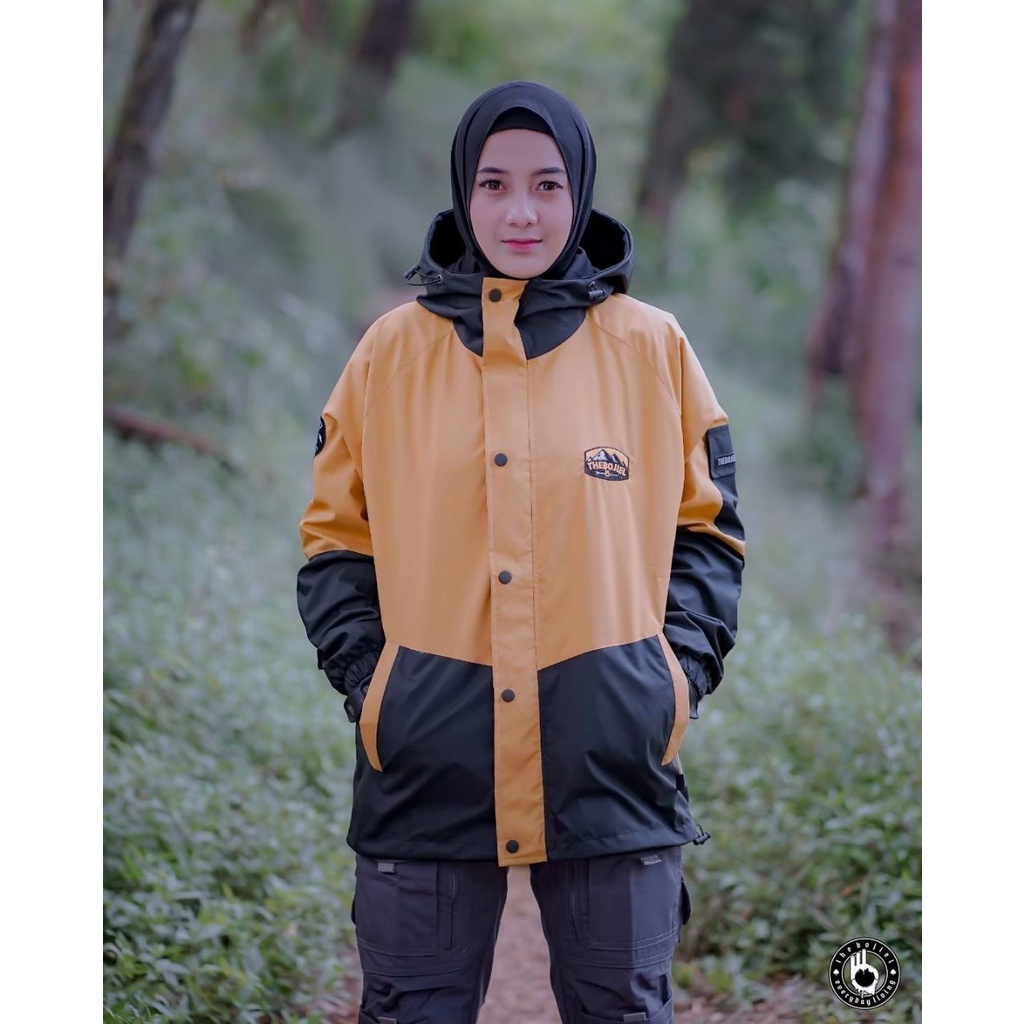 THE BOJIEL JAKET OUTDOOR MOUNTAIN PRIA WANITA - JAKET WATERPROOF ORIGINAL THE BOJIEL- JAKET PARASUT TASLAN KUALITAS PREMIUM- JAKET OUTDOOR TERLARIS