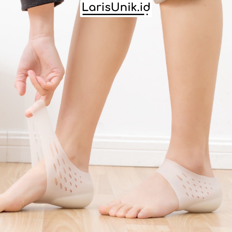 Insole Peninggi Badan Pria Wanita Insole Sepatu Wanita Pria Peninggi Sepatu Silikon Lembut Nyaman Original