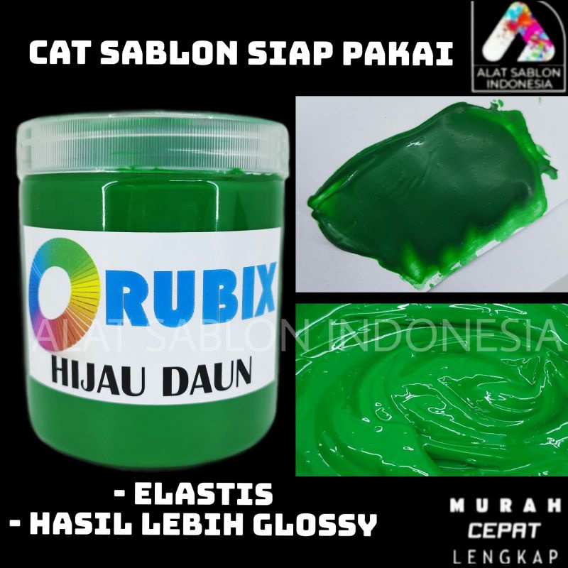 

CAT SABLON PASTA GL RUBBER WATER BASED CAT AKRILIK HIJAU DAUN (LEAF GREEN)500GR-