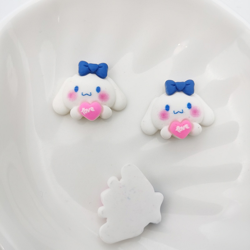 (5 PCS)RESIN SANRIO CLAY MOTIF CINNAMOROLL PITA UNYU / RESIN CLAY KUROMI / MELODY