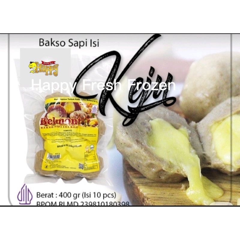 

Bakso Sapi Keju Belmont isi 10 (400 gram)