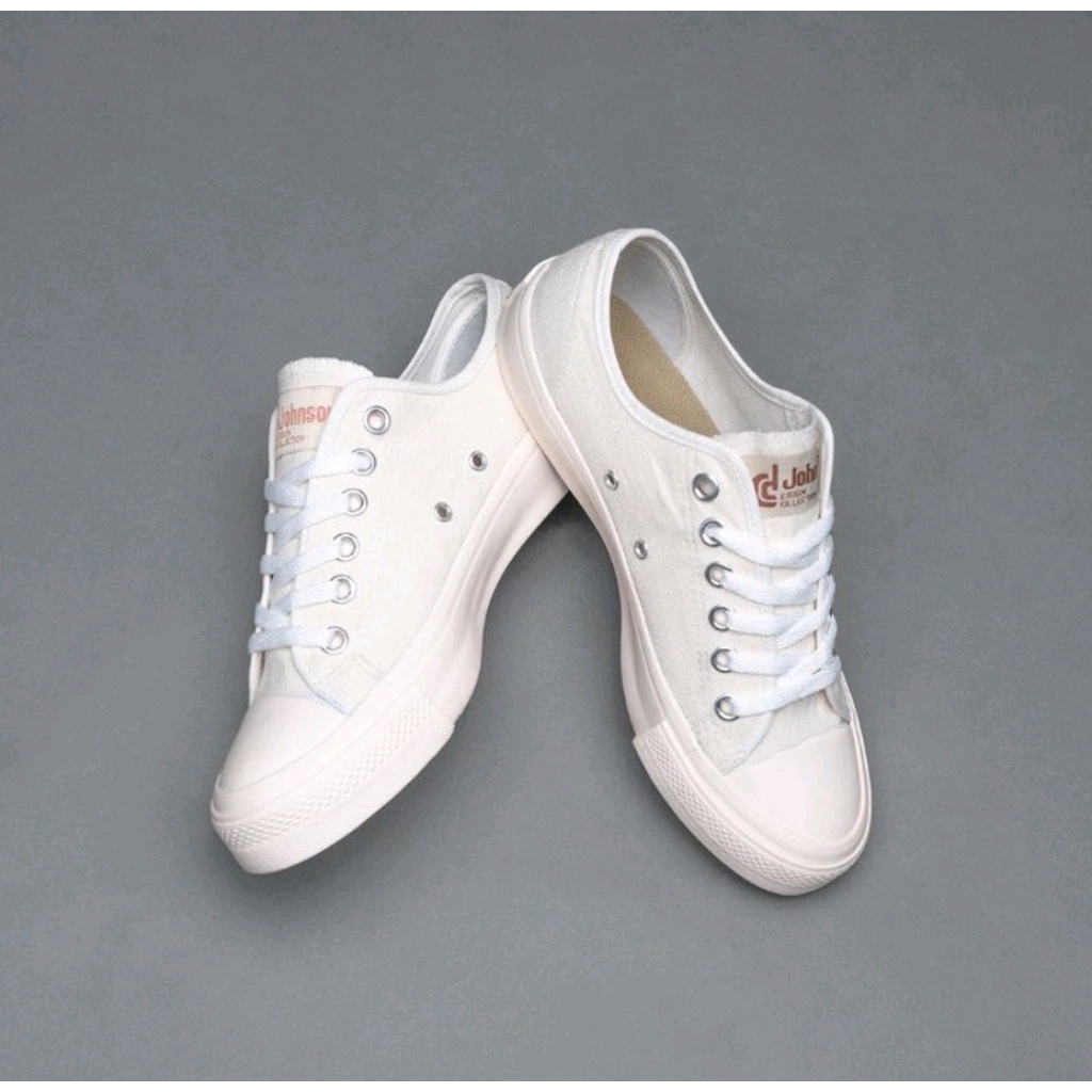 Johnson Basic Low Milky - Sepatu Johnson Original 100% - Sepatu Pria Sepatu Wanita