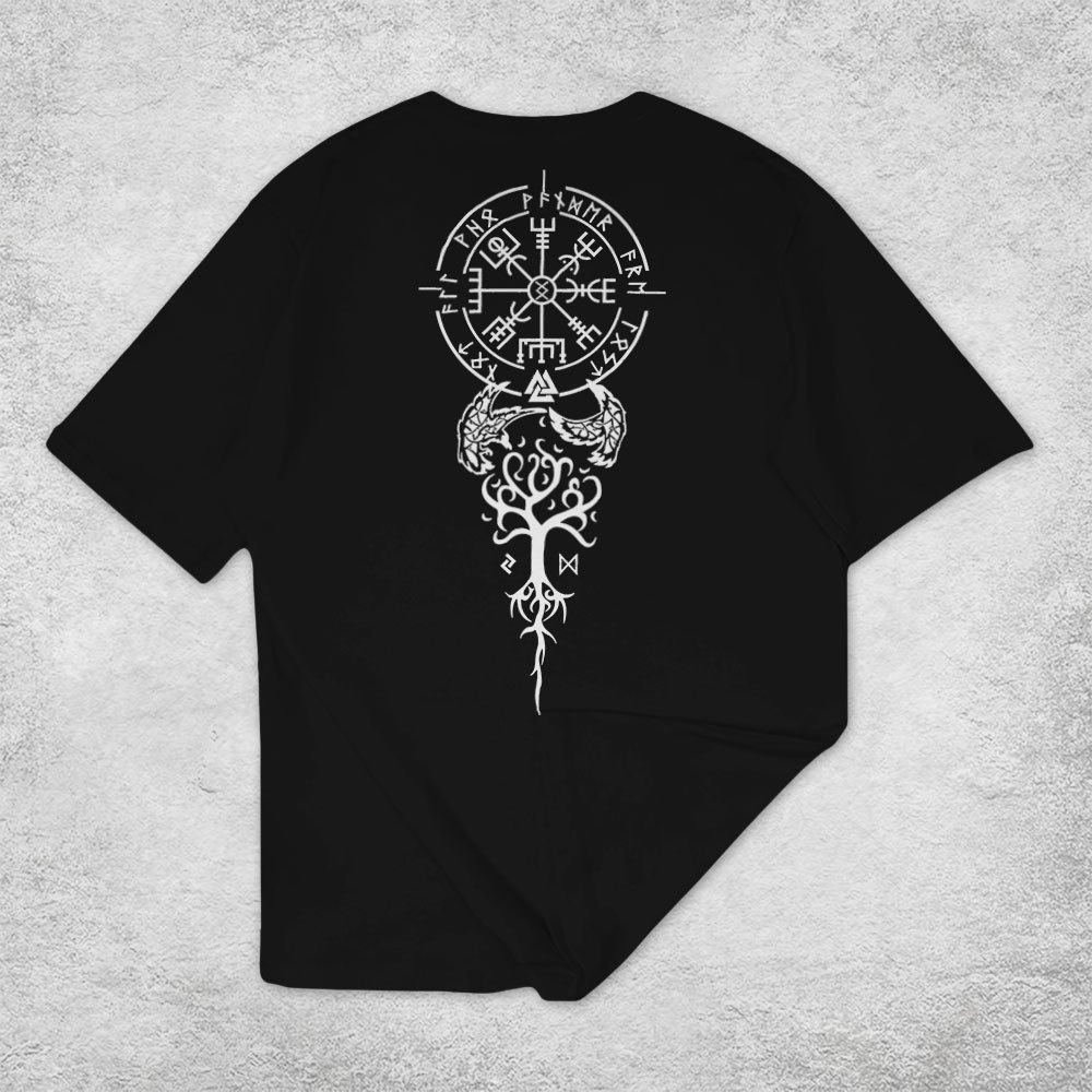 HIPNOP Viking Kaos Oversize T-Shirt Cowok Premium