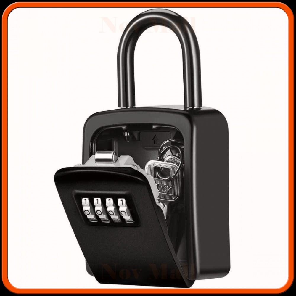 Gembok Kotak Brankas Safety Lock Box 4 Digit Password -ST430