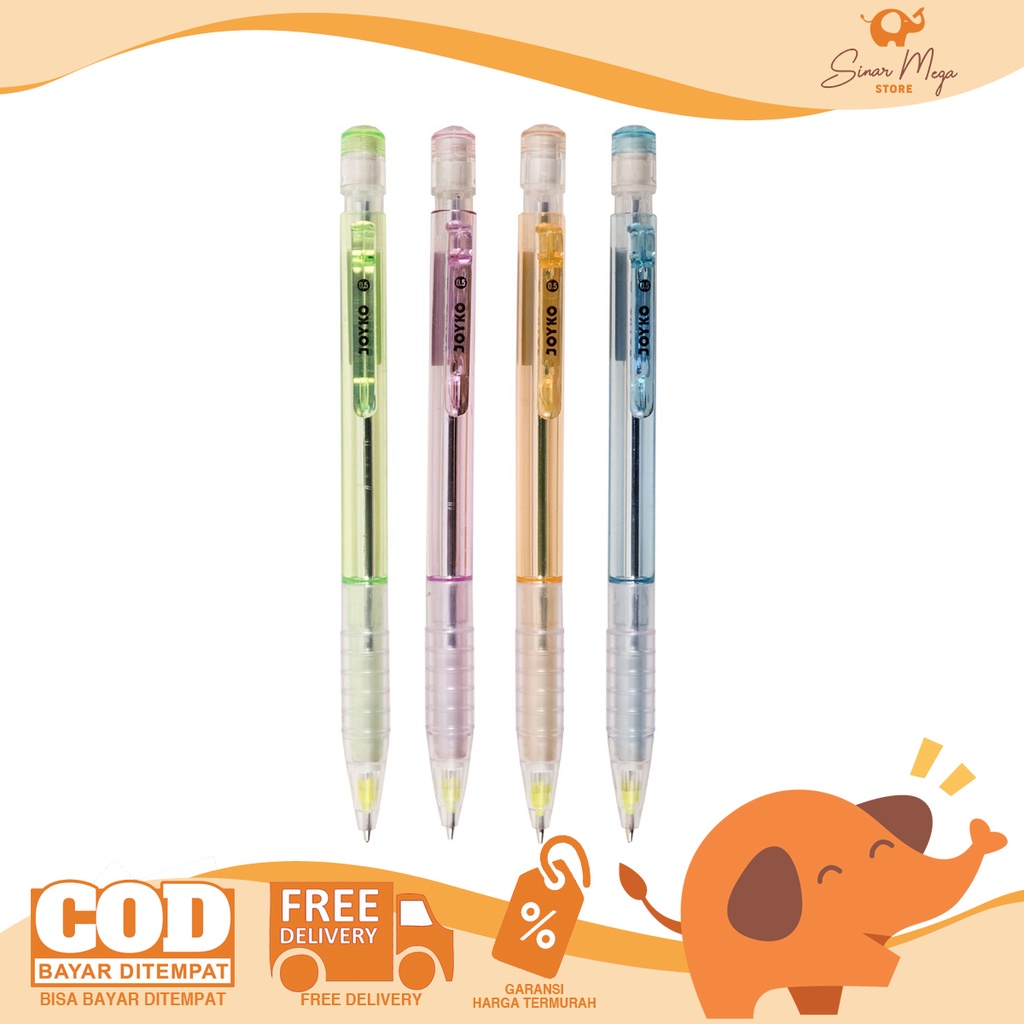 

Joyko Mechanical Pencil MP-15 Cristal / Pensil Mekanik Pensil Mekanik Joyko MP-15 0.5 mm