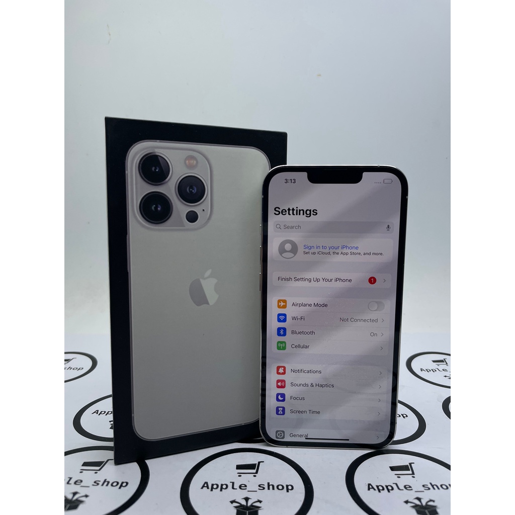 iphone 13 pro max 256gb silver Lcd Original Mulus Original Bukan Refurbish / Rekondisi