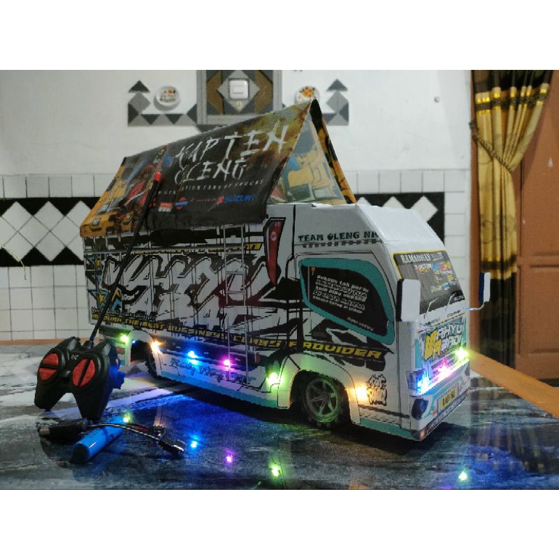 OCTO_PANDA - MINIATUR TRUK OLENG REMOTE CONTROL BATERAI CAS MAINAN ANAK