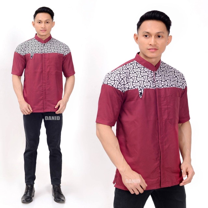 Baju Koko Pria Lengan Pendek Model dan Motif Terbaru