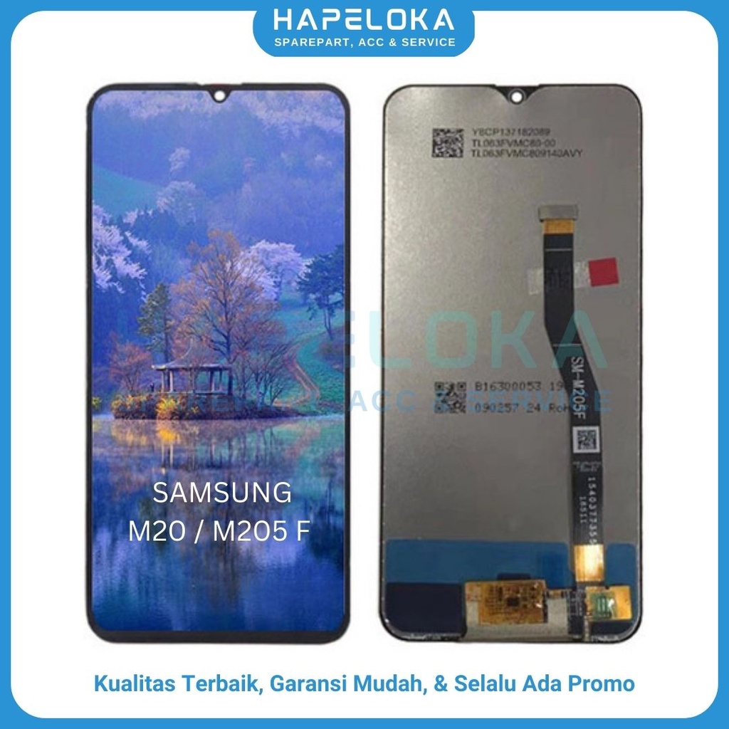 LCD TOUCHSCREEN SAMSUNG GALAXY M20 / M205 - ORI COMPLETE