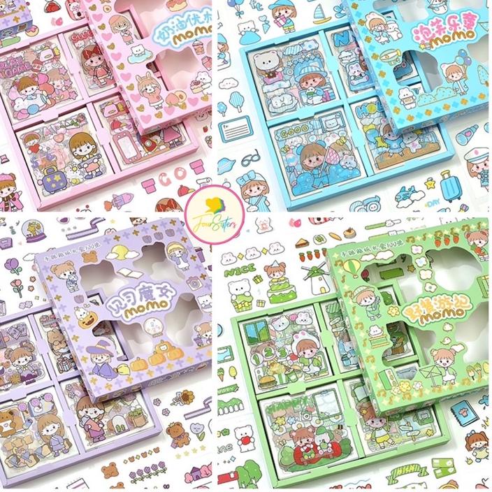 

Ready Banyak [FS] Stiker Motif Momo Kartun Korea Lucu Anti Air Dekorasi Handbook Scrapbook DIY TR6`