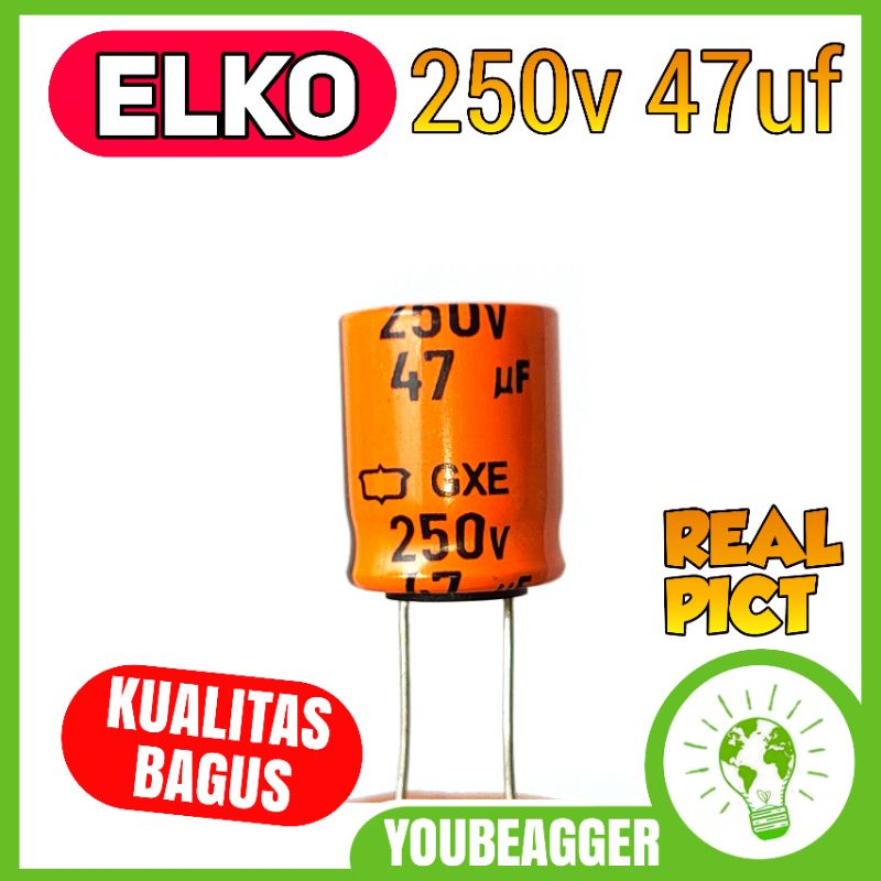 Elko 250v 47uf