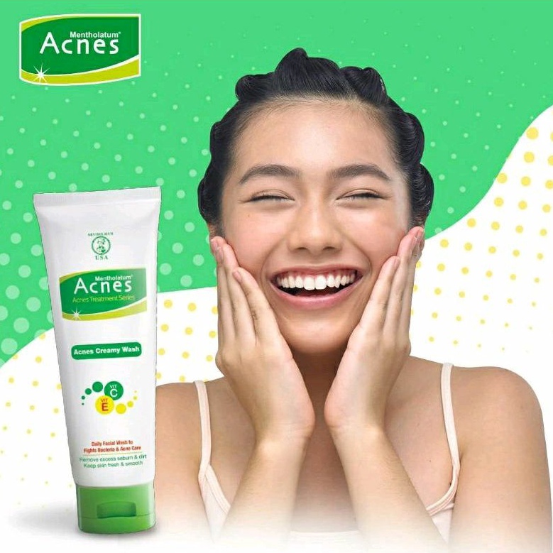 Jual ACNES Creamy Foam 50gr/ Acne Facial Wash/ Pembersih Wajah/ Kulit