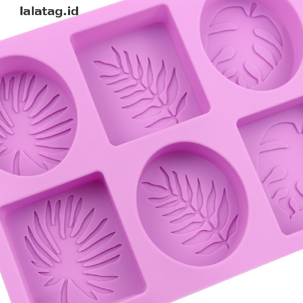 [lalatag] Palm Olive Leaves Craft Art Cetakan Sabun Silikon Palm Olive Leaf Shaped soap Mold [ID]