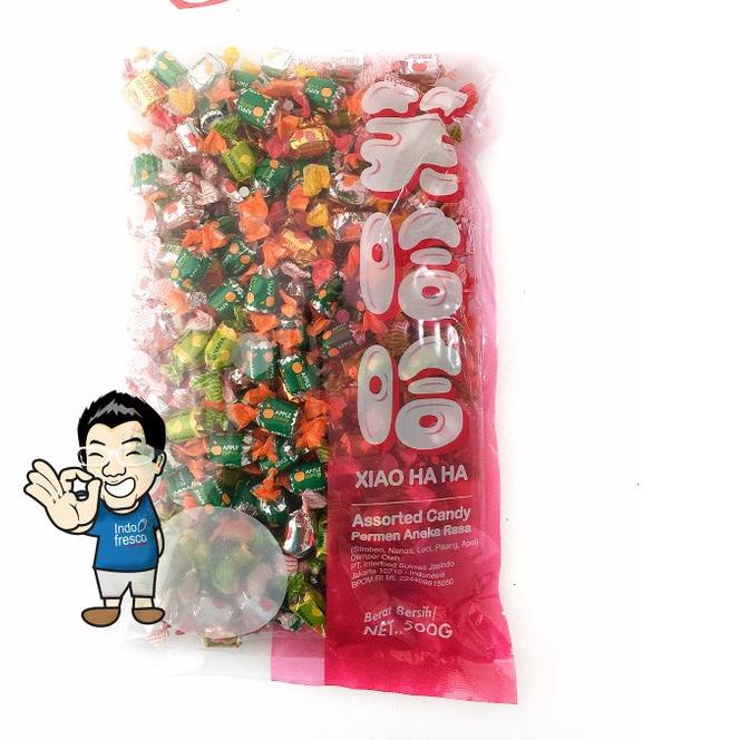 

PROMO[KI3]-Naraya Xiao Ha ha Assorted Candy- Permen aneka rasa 500g