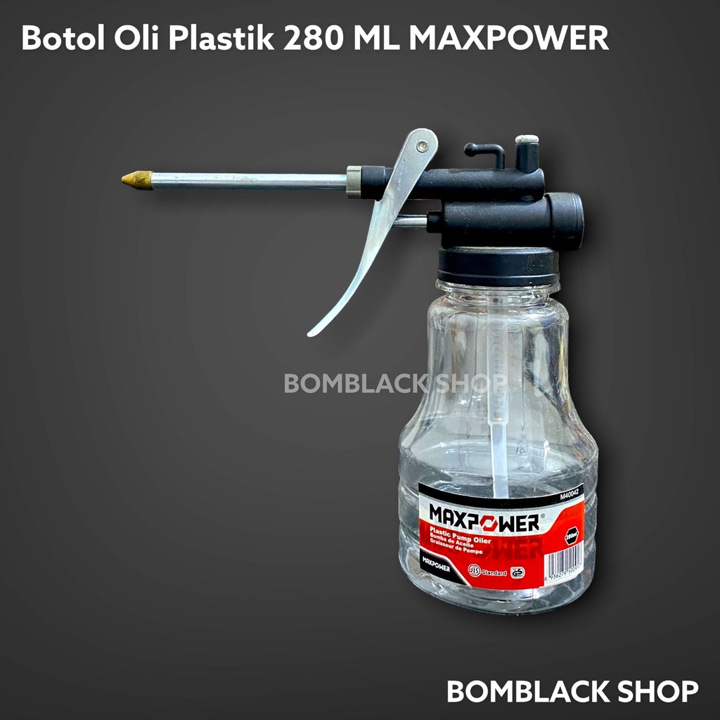 MAXPOWER Botol Semprot Oli 280ml Olican Oliken Semprotan Oli Oil Can 280ML