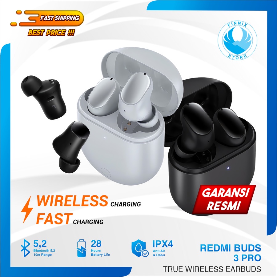 Mi Redmi Buds 3 Lite Wireless Bluetooh Earbuds Earphone - Garansi Resmi