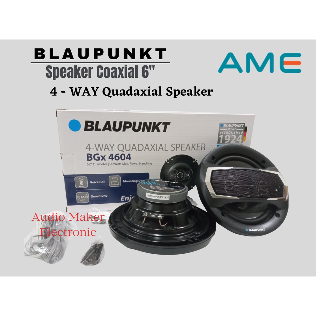 Jual Speaker Coaxial 6 Inch Blaupunkt BGx 4604 N 4Ways Speaker Pintu