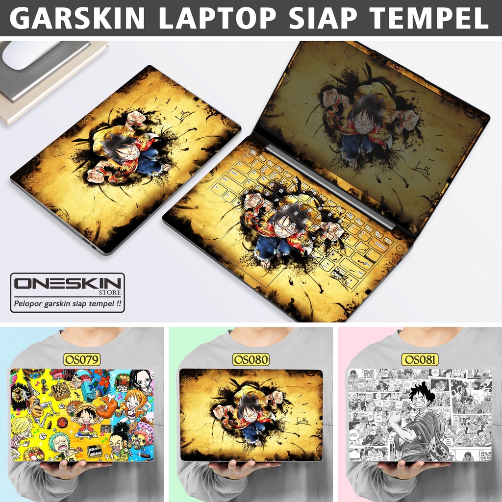 Garskin Laptop/Laptop Toshiba/Handphone Asus/Lenovo/Xperia-One Piece 1
