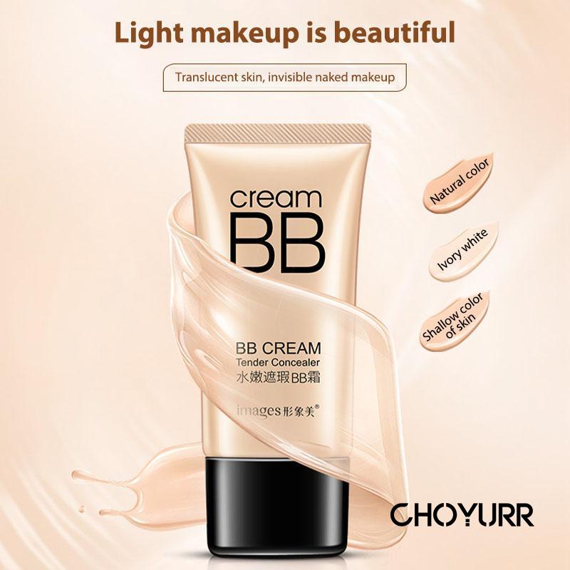 【COD】BB Cream Pelembab Concealer Memperbaiki Wajah Cerah Warna Kulit Isolasi Cream Kosmetik-CH