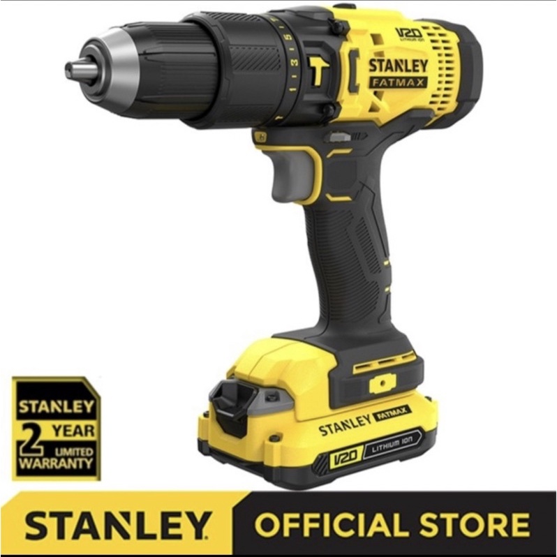 Stanley scd711c2k 20V Cordless Hammer Driil Bor Tembok Baterai