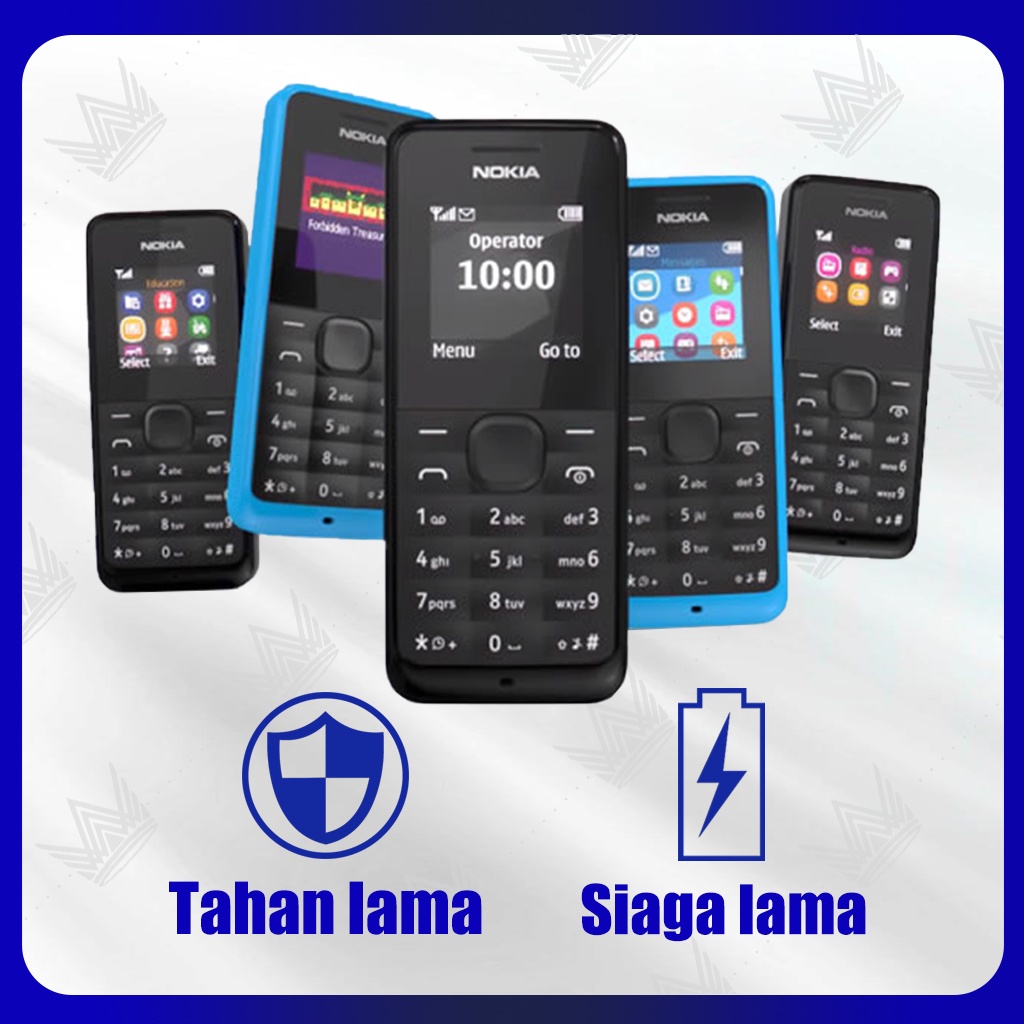 Judul Nokia 105 2016 FM Hp murah Mobile Phone Dual SIM