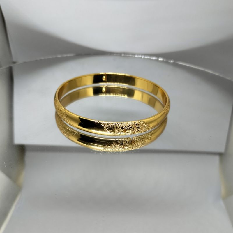 GELANG PASIR EMAS 24K PERHIASAN WANITA KEKINIAN @6