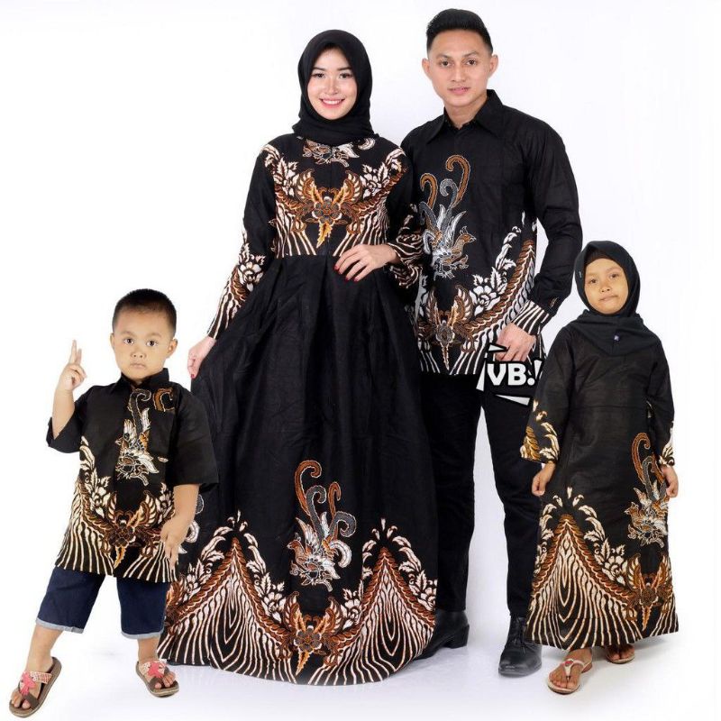 Maura Couple - Sania Ruffle Batik Couple Ori Ndoro Jowi Garansi Termurah Shopee - BATIK MODERN SOLO