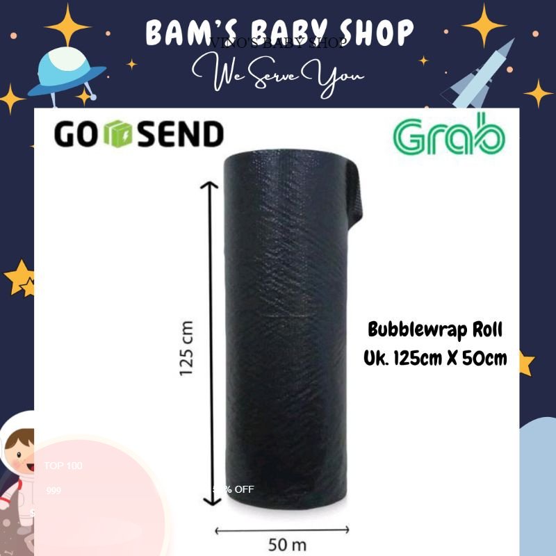 

[BAMS] FREE BUBBLEWRAP Buble Wrap Bublewrap Bubble Wrap Bubblewrap ROLL 125CM x 50M