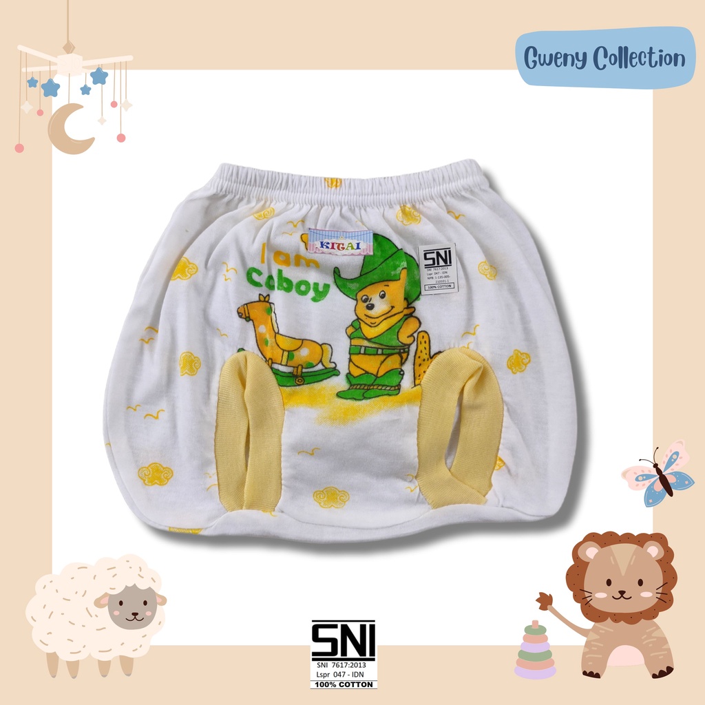 CELANA POP BAYI CELANA KACAMATA ANAK UNISEX CELANA PENDEK BABY (SKF P/)