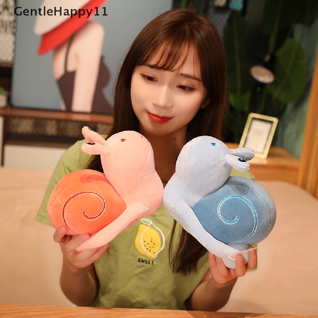 Gentlehappy Snails Plush Toys Animal Bantal Boneka Boneka Kawaii Lembut Snail Doll Bantal Sofa Hadiah id