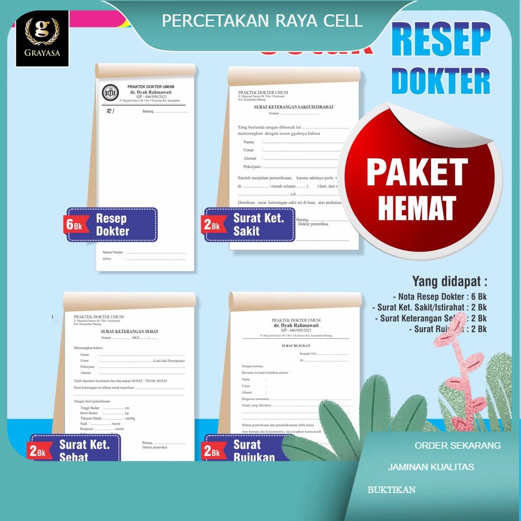 

Paket Lengkap Surat hemat