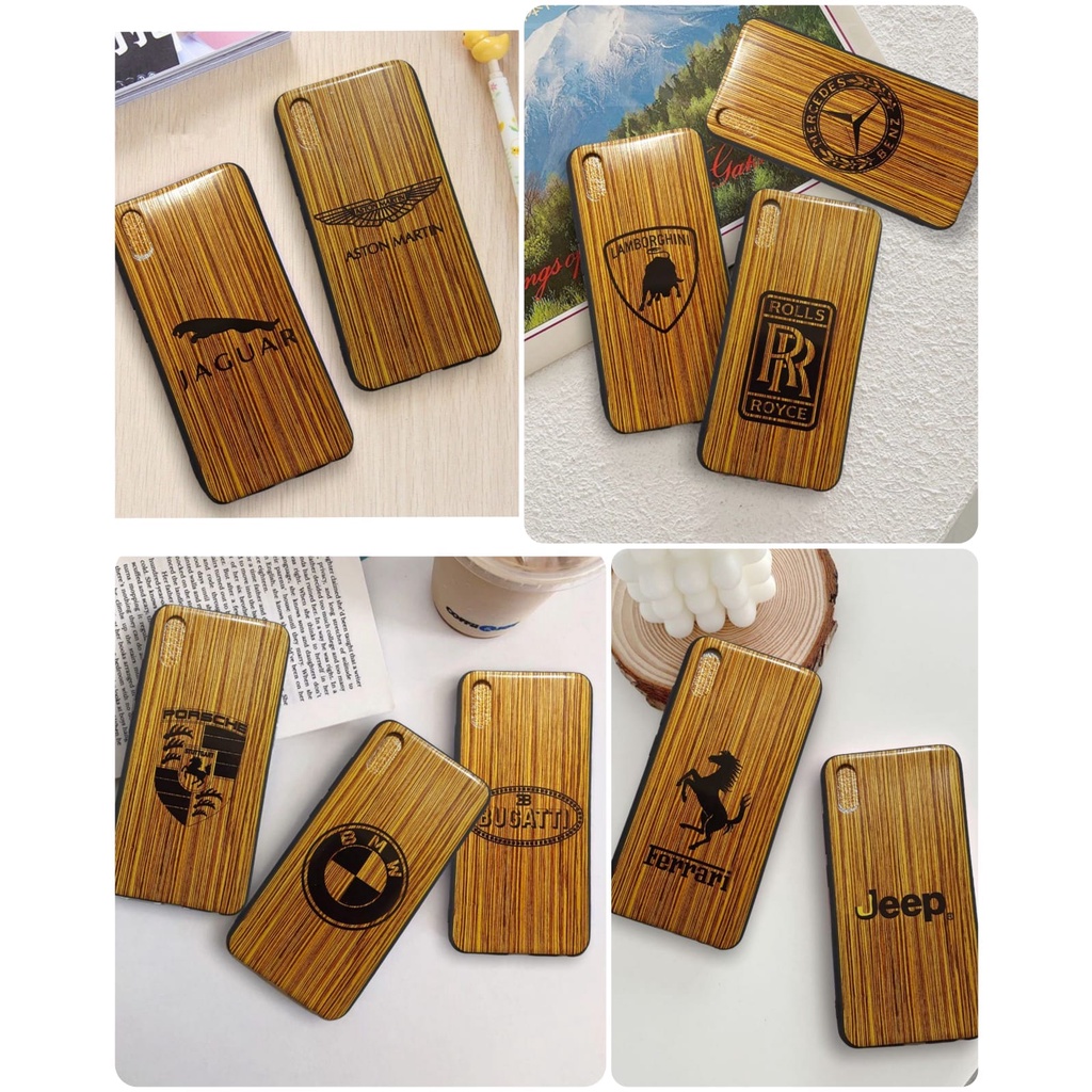 CASE CASING SOFTCASE WOOD BRANDED CAR FOR XM NOTE 9 8A 7A 6A 5A 4A RLM 2