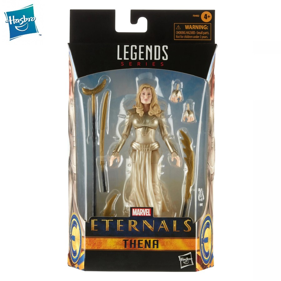 MARVEL Legends Series The Eternals Wave Thena Figur Mainan Anak Action